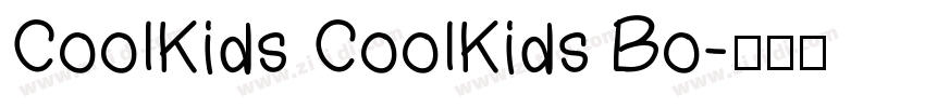 CoolKids CoolKids Bo字体转换